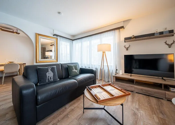 Apartamento Eden C By Vacations, Exklusive Mit Terrasse & Parkplatz Im Zentrum Arosa